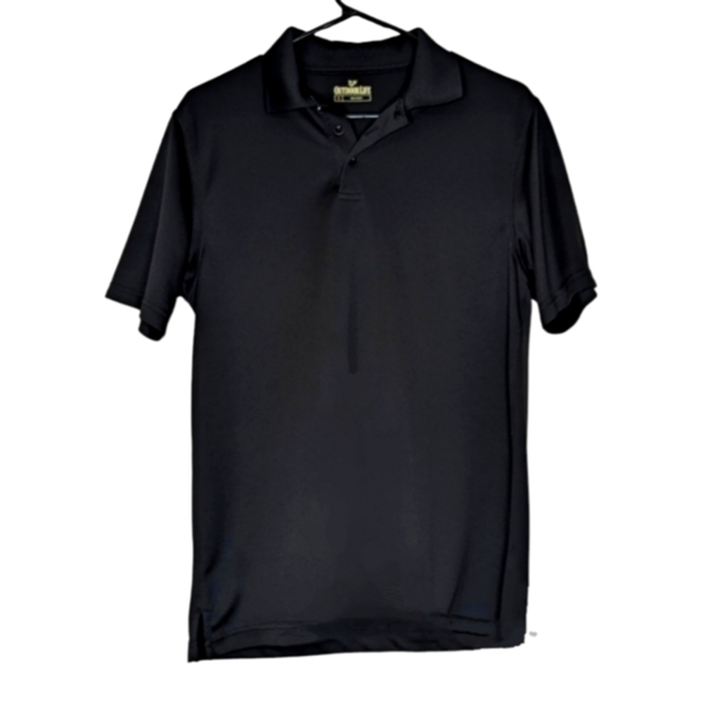 Outdoor Life Men's Small‎ Polo Golf Black